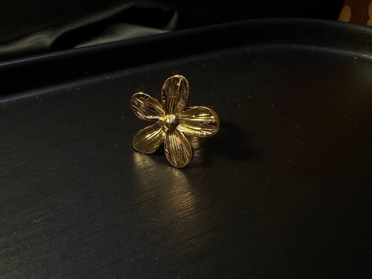 Flower Gold Plated