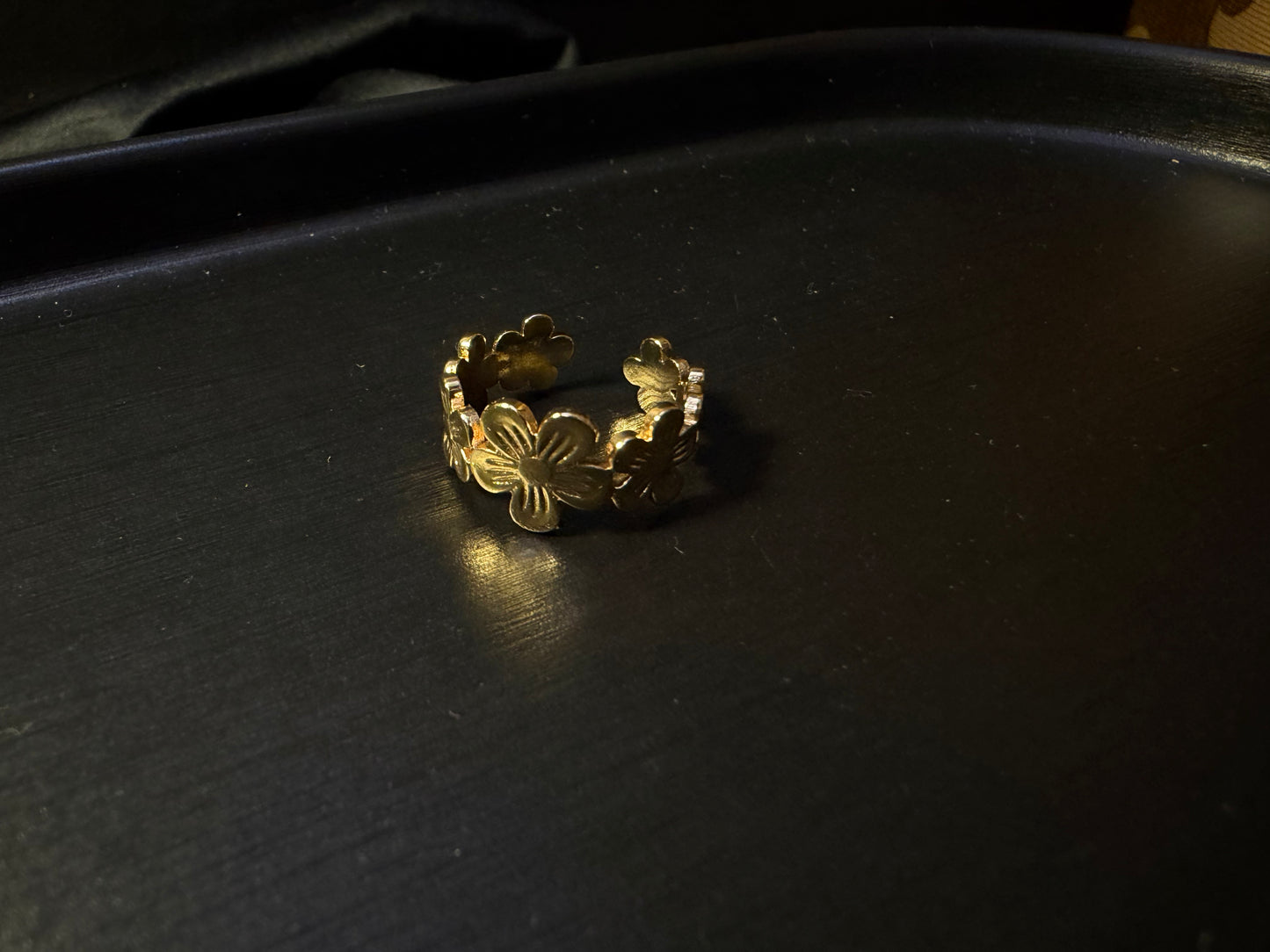 Flower Band Gold Plated