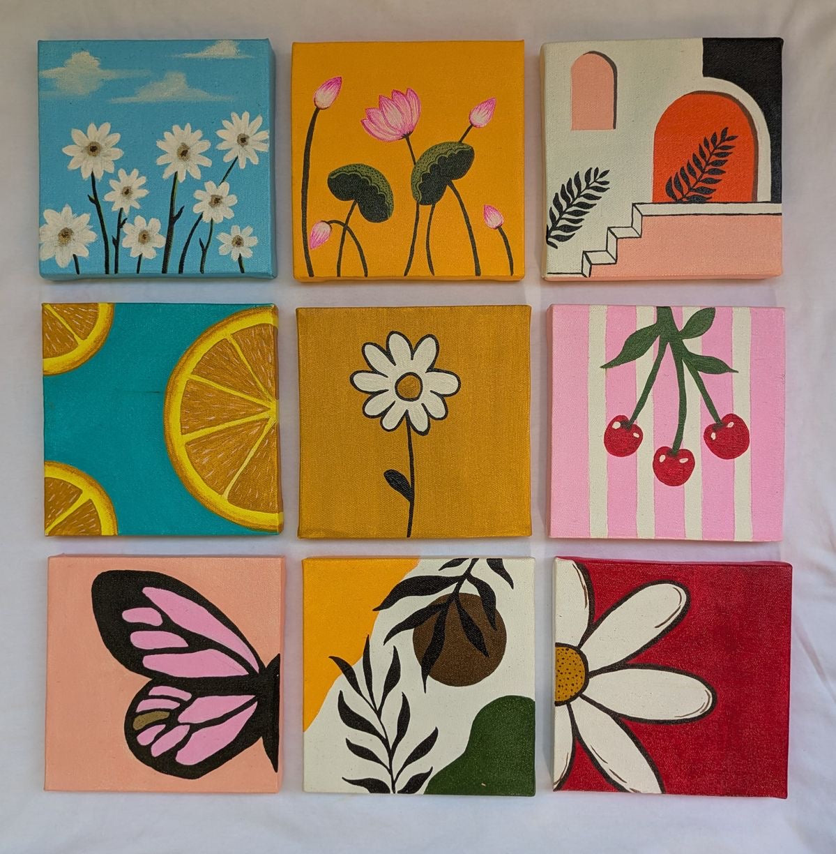 Cute patterns (set of 9)