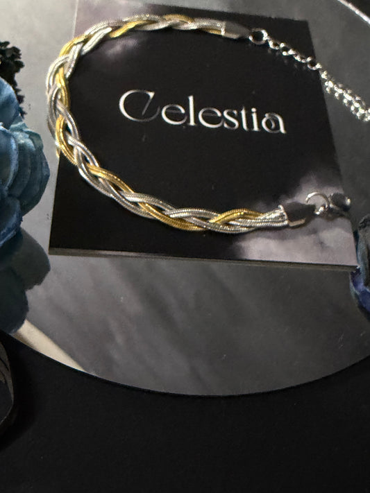 Snake chain bracelet (silver & golden)