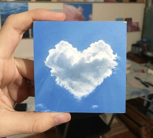Pretty heart sky ☁️