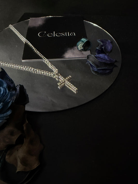 Iced Cross necklace