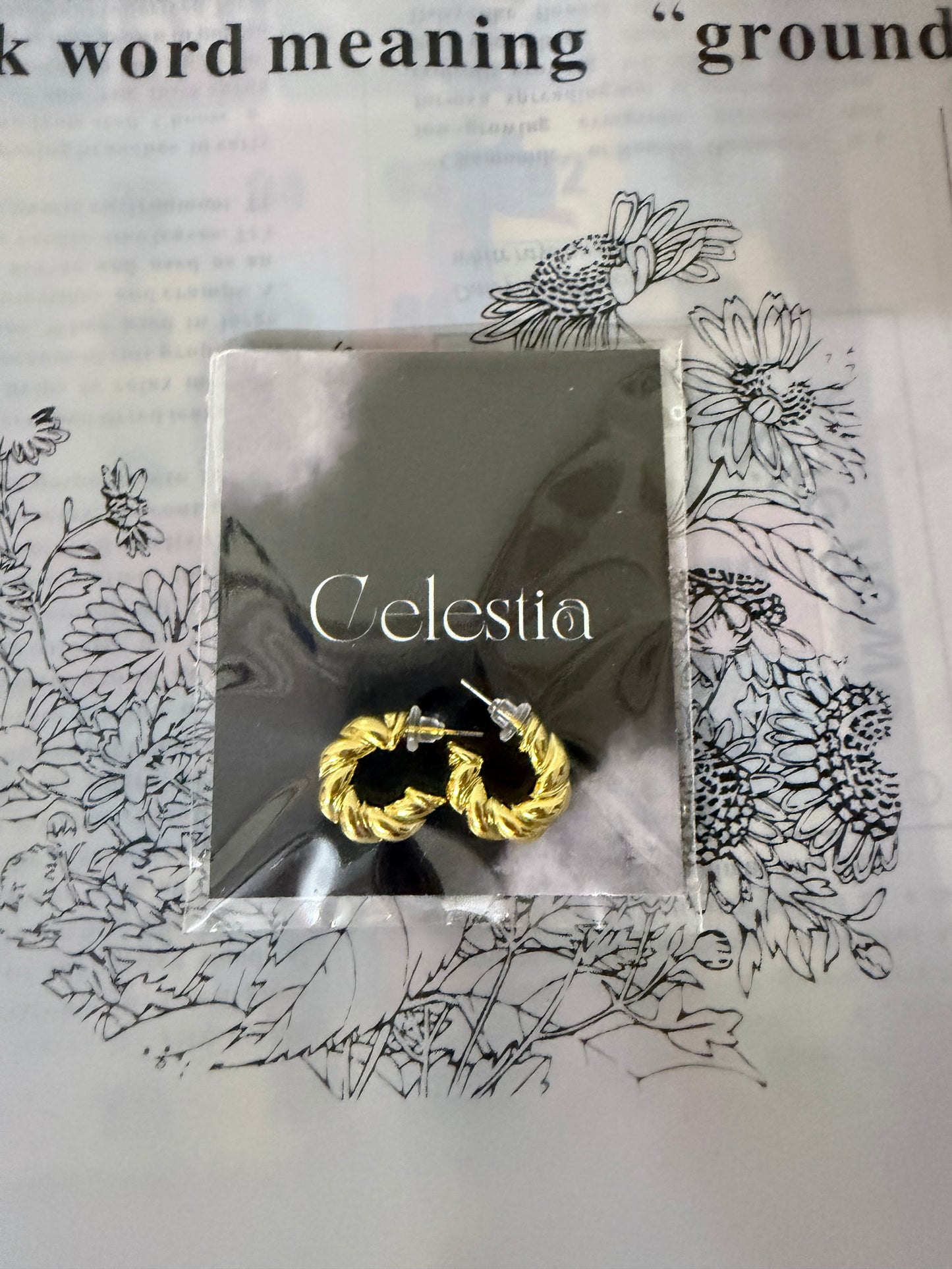 Cute curly loop Anti Tarnish