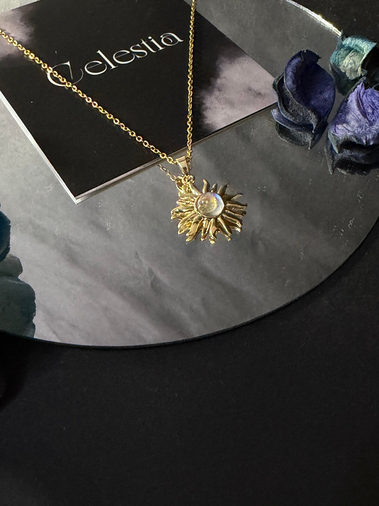 Sun Pendant Anti - tarnish