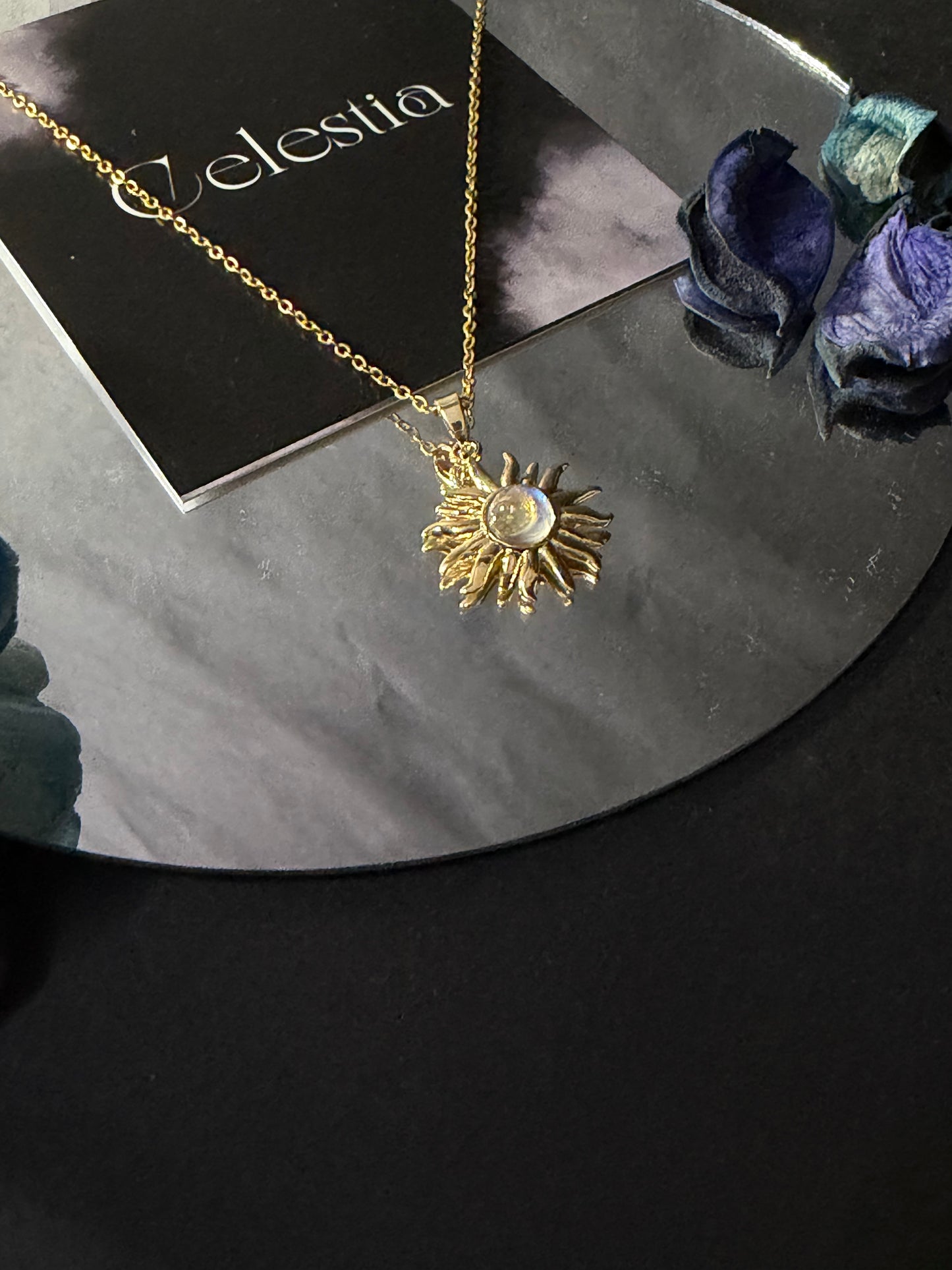 Sun Pendant Anti - tarnish