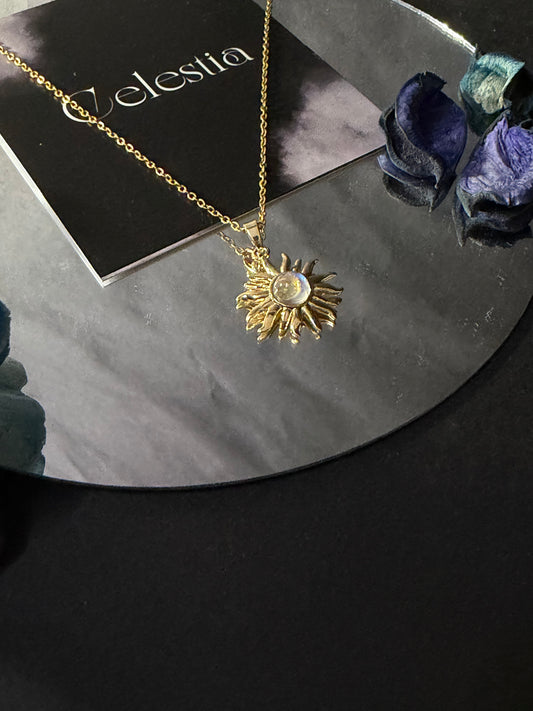 Sun Pendant Anti - tarnish