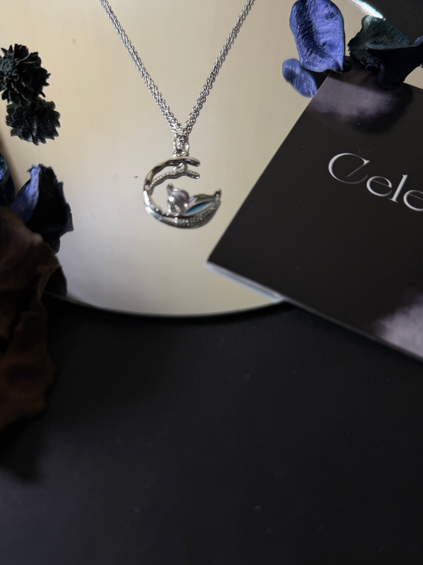 Classy Crescent Mermaid Necklace