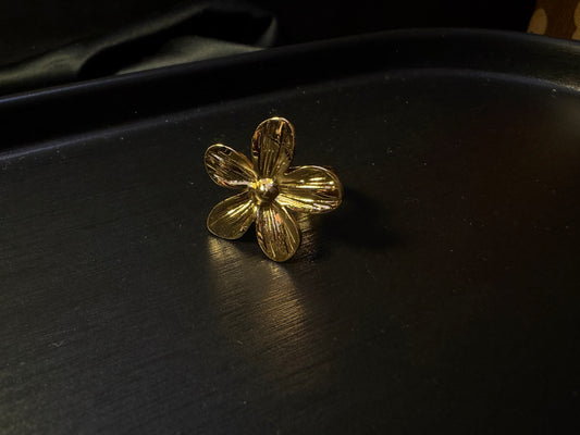 Flower Gold Plated