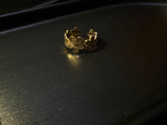 Flower Band Gold Plated